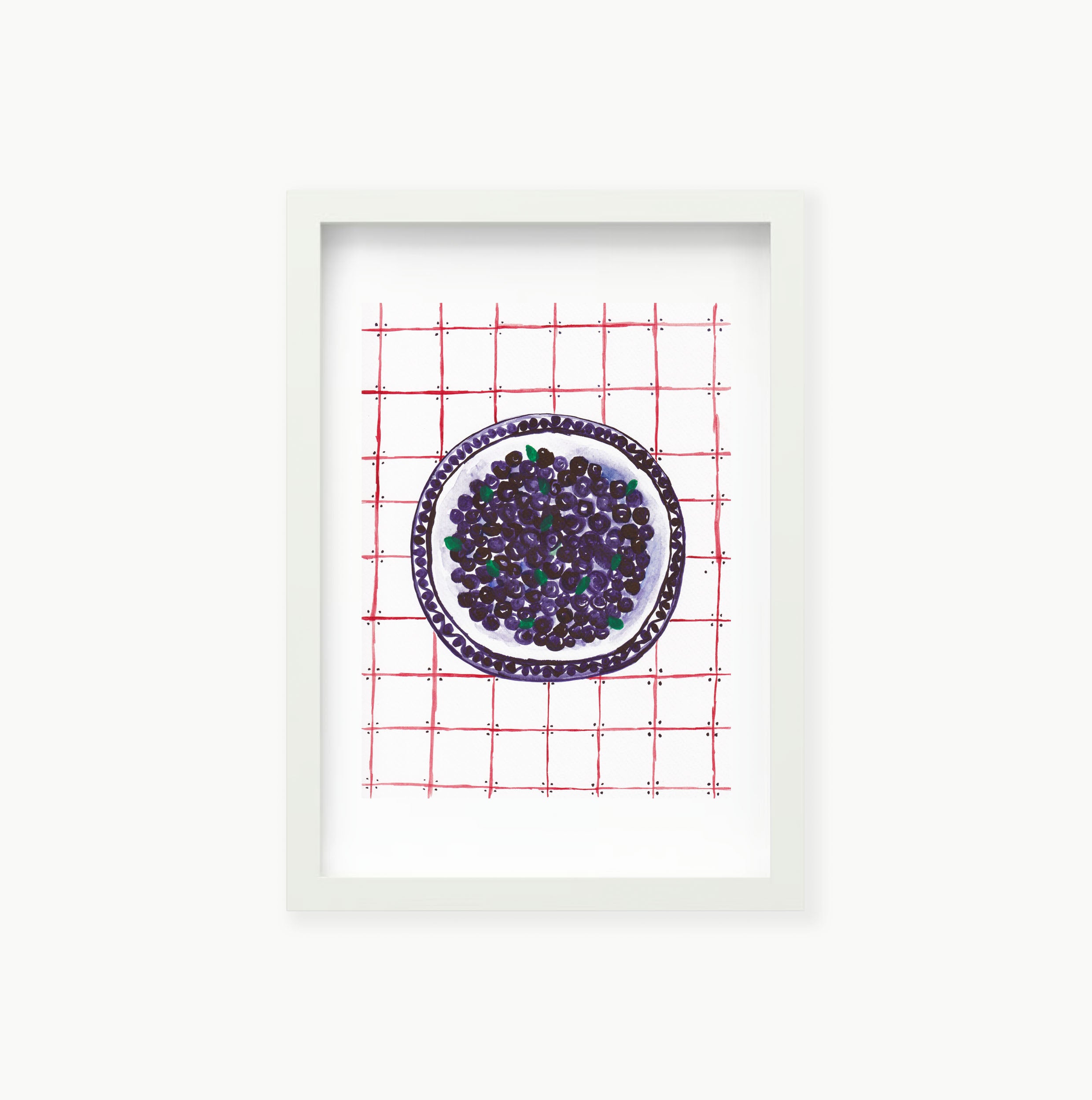 Blueberry plate