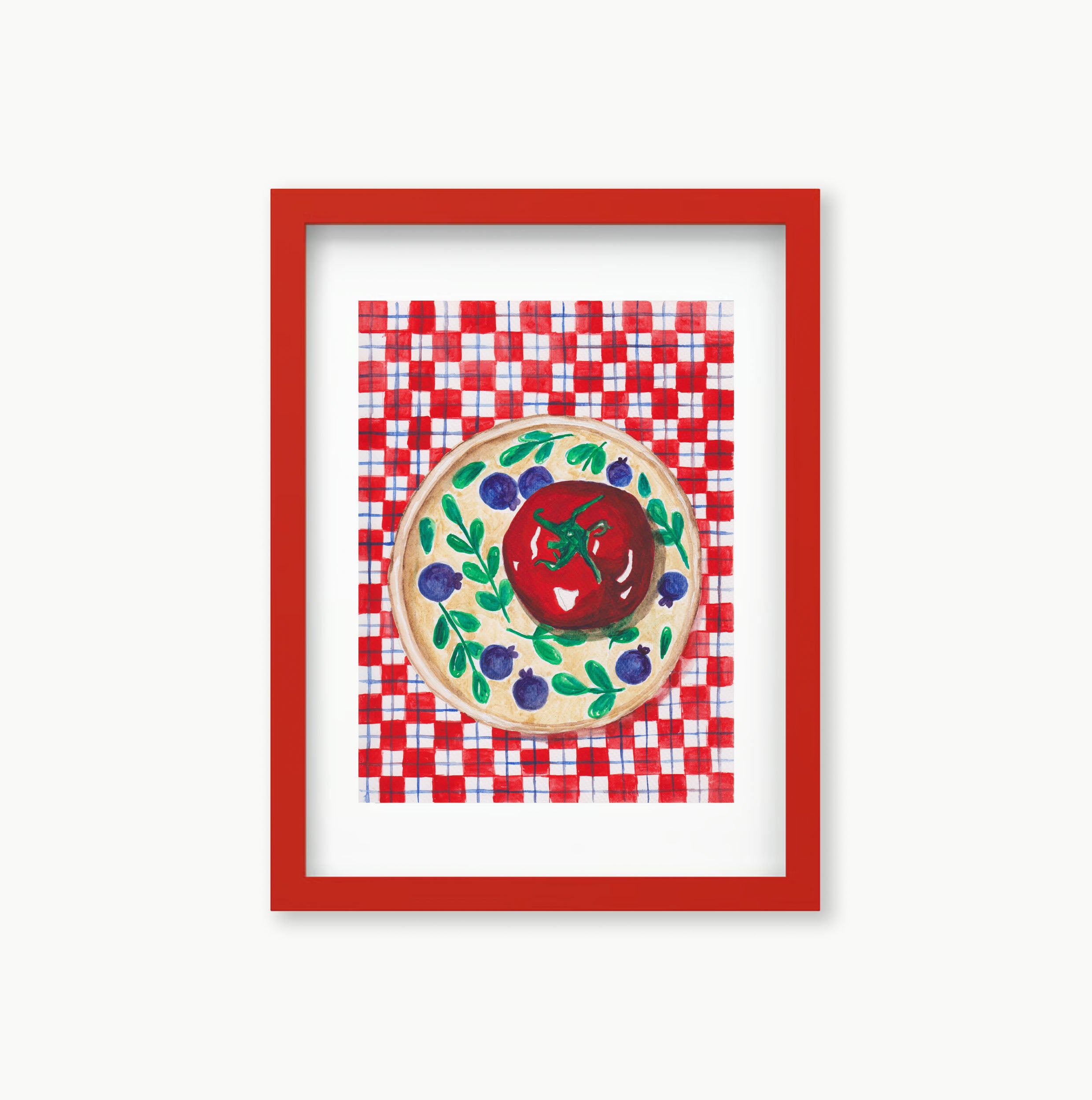 Tomato on Plate Study No. 4